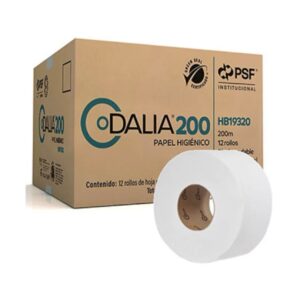 Caja de papel higiénico Dalia 12 piezas x 200 metros