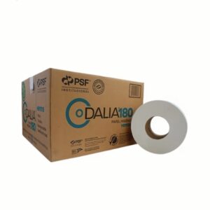 Caja de papel higiénico Dalia 12 rollos de papel de 180 metros cada uno
