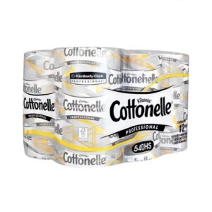 Colchón higiénico tradicional KLEENEX COTONELLE 72 rollos de 540 hojas cada uno (90498)