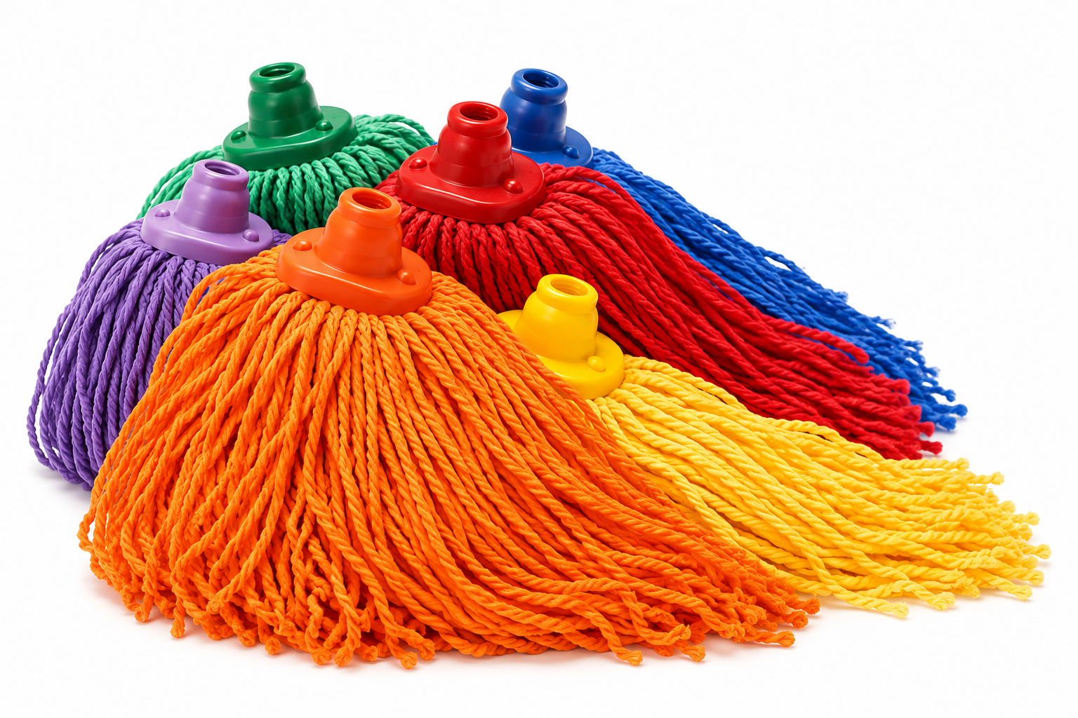 Pieza repuesto de trapeador castor microfibra de poliéster 250 gr codificación de color